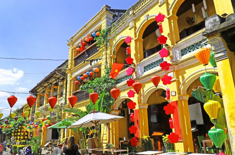 Au Centre : Les vestiges de l'Indochine française à Hoi An