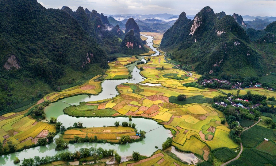 La beauté du Vietnam en vidéo vue du ciel